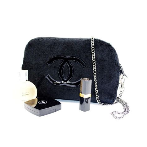 chanel precision beaute vip gift quilted makeup shoulder bag|chanel makeup bags.